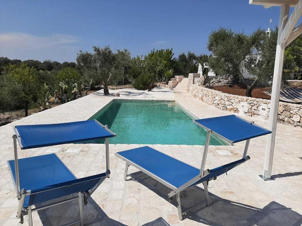 Casa Giuliveto - Charmantes Ferienhaus Mit Privatpool In Olivenhain Остуні Екстер'єр фото